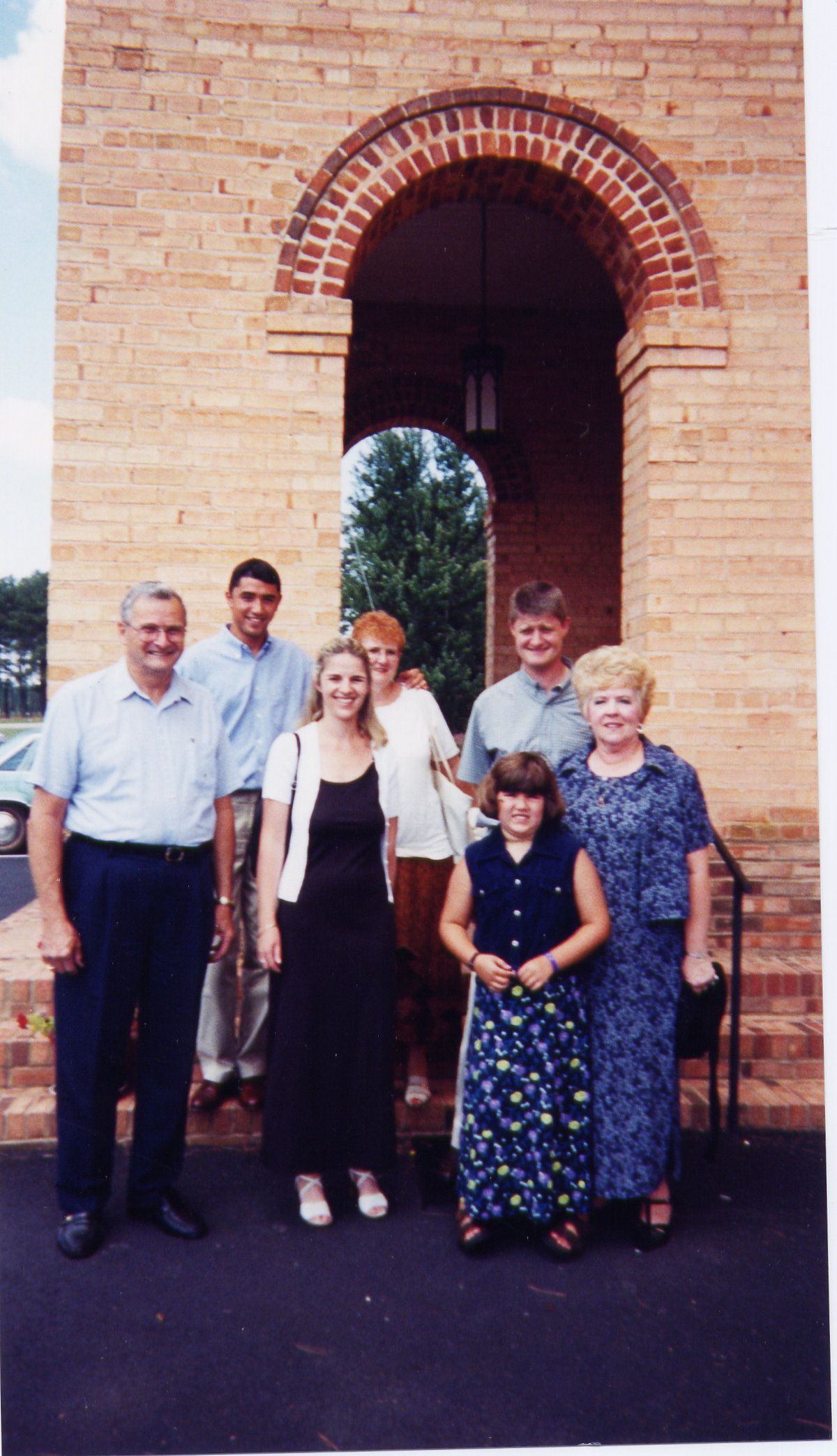 French family members visiting